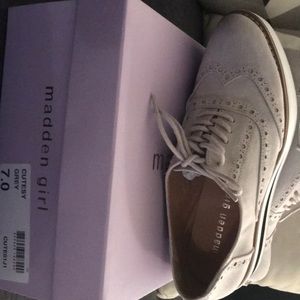 madden girl cutesy platform oxfords